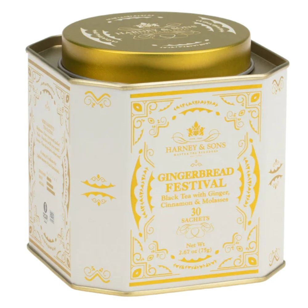 Harney & Sons Gingerbread Festival Tea Tin 30 Sachets