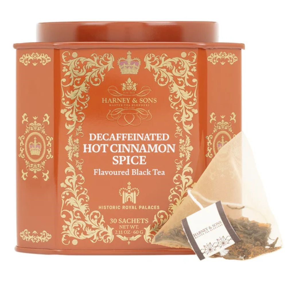 Harney & Sons Decaf Hot Cinnamon Spice Tin 30 Sachets
