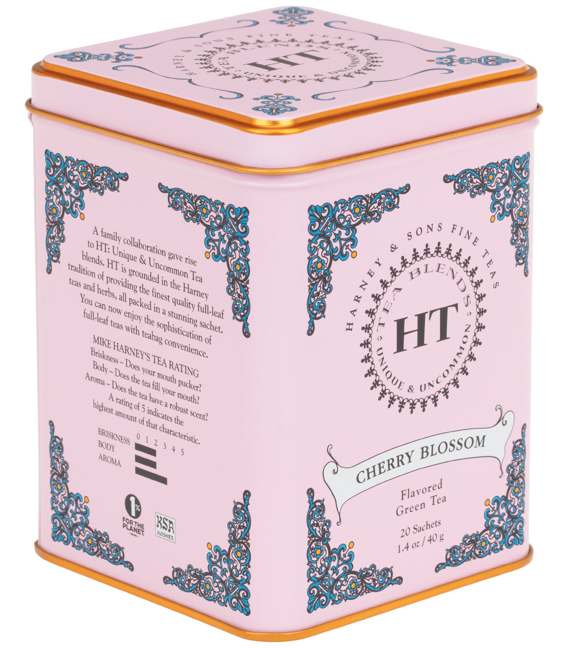 Harney & Sons cherry Blossom Tea, 20 Sachets Tin