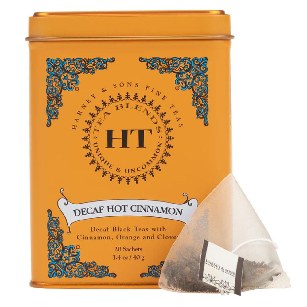 Harney & Sons Decaf Hot Cinnamon Tea Tin 20 Sachets 40g