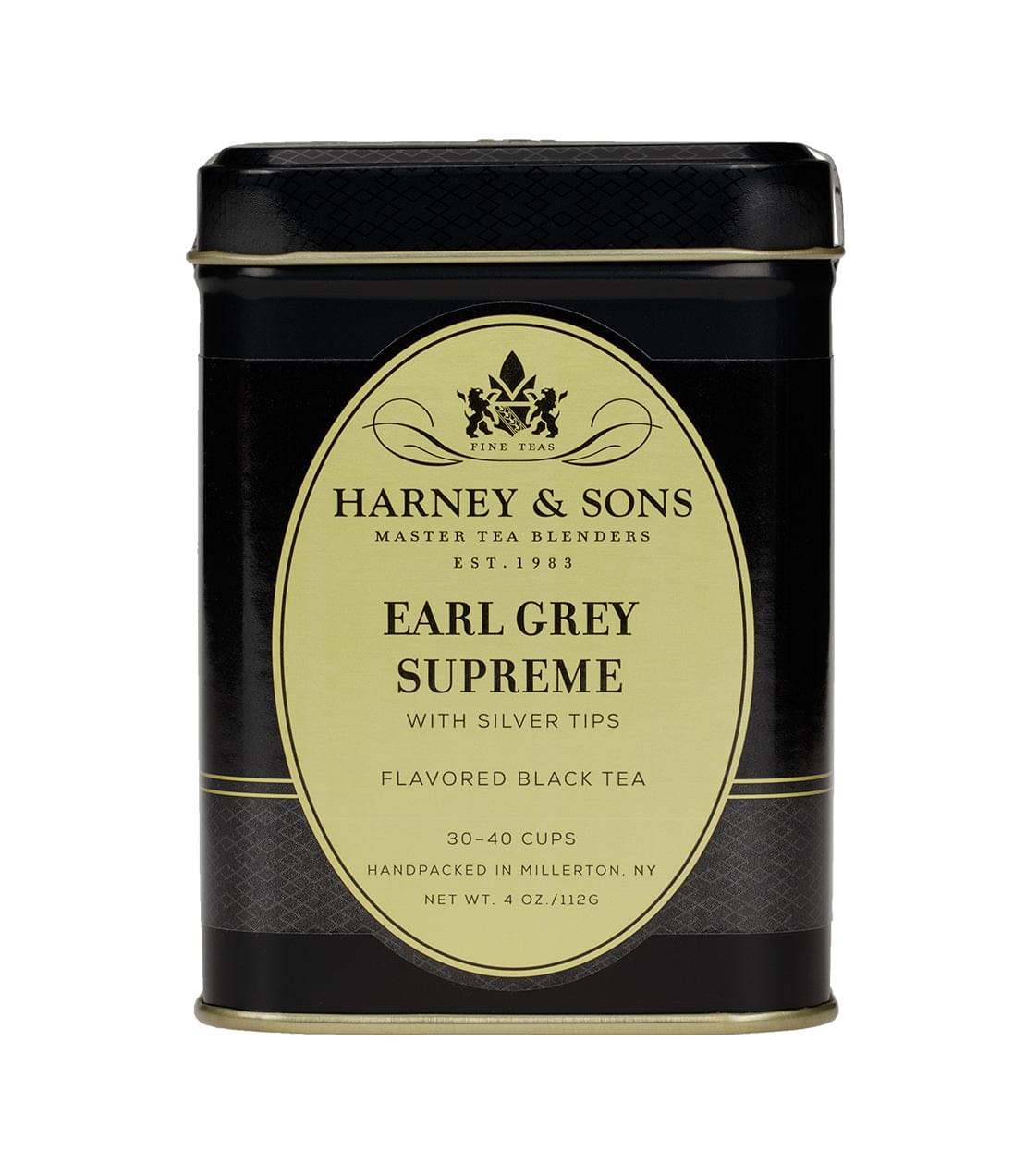 Harney & Sons, Earl Grey Supreme Tea, 4 Oz Tin product image