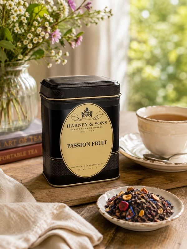 Harney & Sons Passion Fruit Black Flavored Tea Tin 4oz