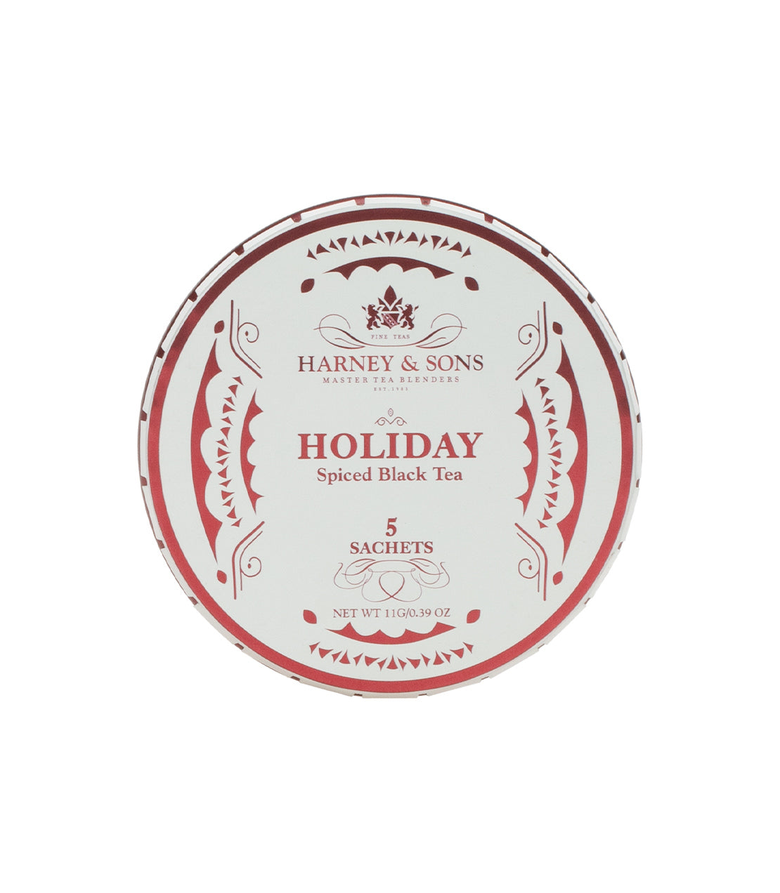 Harney & Sons Holiday Tea Tagalong Tin Sachets 5ct Tin