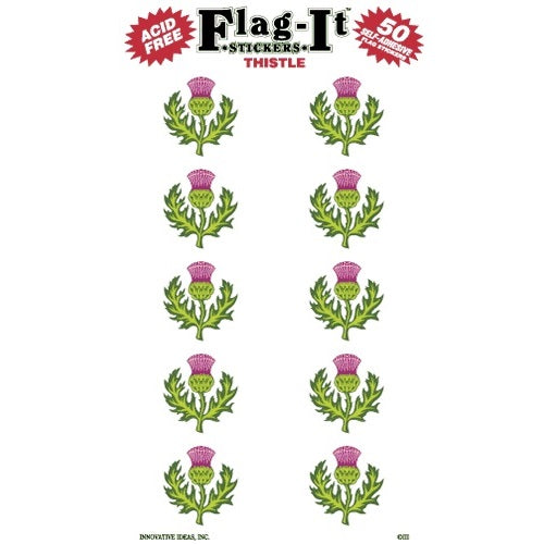 Flag-It Thistle Stickers