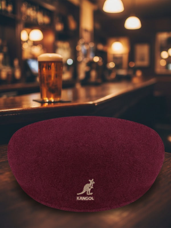Kangol Wool 504 Cap Vino Size M Cap product image with Wool