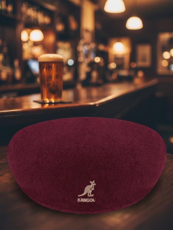 Kangol Wool 504 Cap Vino Size M Cap product image with Wool