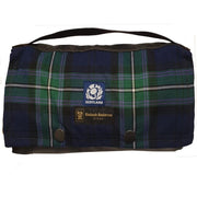 The Kinloch Anderson Picnic Rug in the Scottish Rugby Tartan with wax waterproof Backing product image with Tartan, Wax