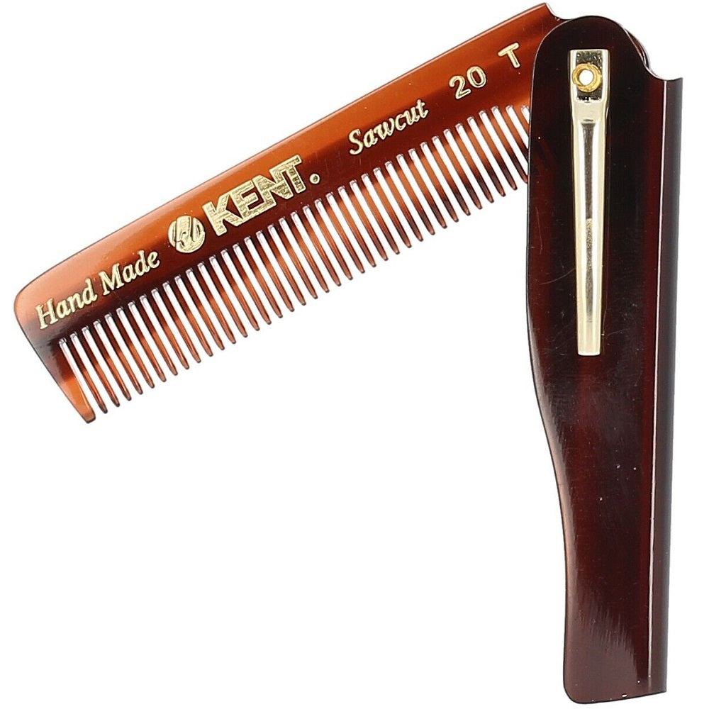 Kent Fine Folding Pocket Comb - 20T