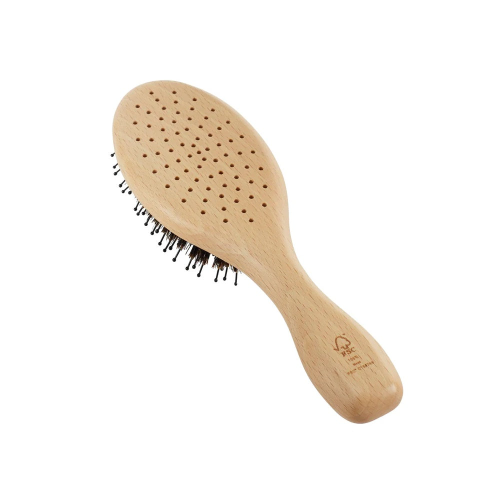 Kent-Pure Flow Vented Oval Cushion Bristle Nylon Mix Hairbrush