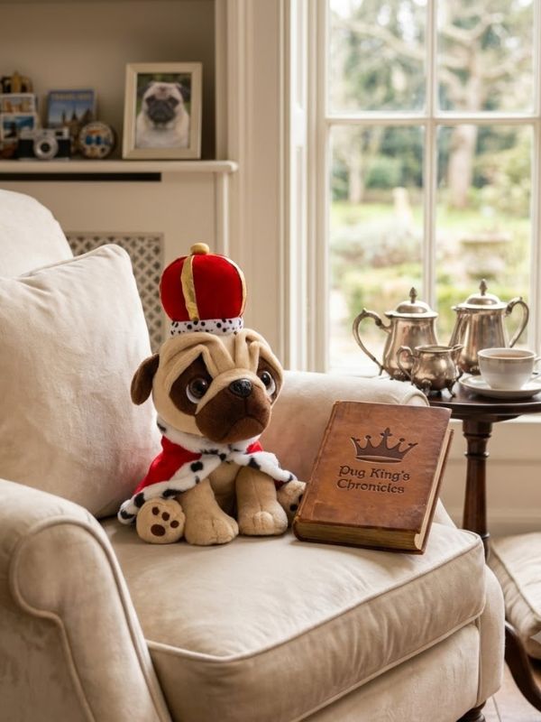 Keel Toys King Pugsley Brown 20cm