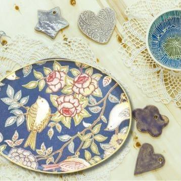 Keswick'S Heritage Midnight Pattern Oval Tray