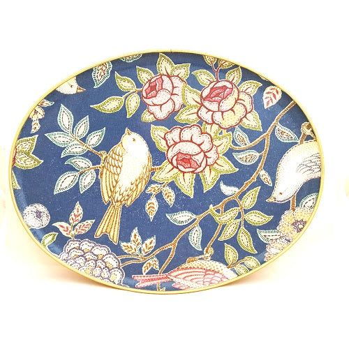 Keswick'S Heritage Midnight Pattern Oval Tray product image