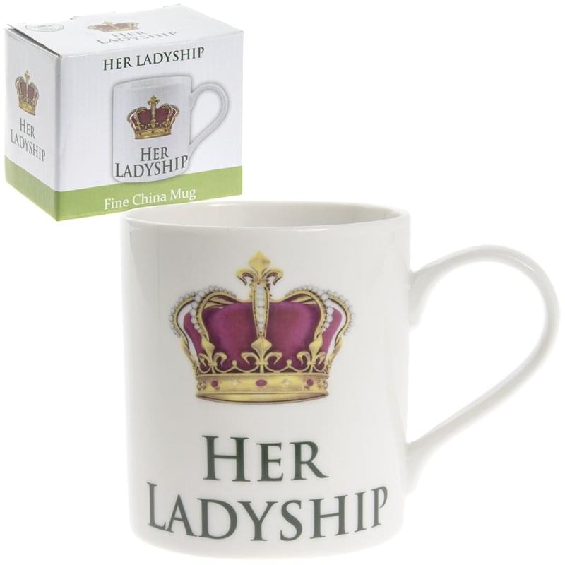 The Leonardo Collection Her Ladyship Fine China Mug, White