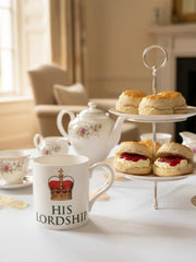 The Leonardo Collection His Lordship Fine China Mug, White Mug product image