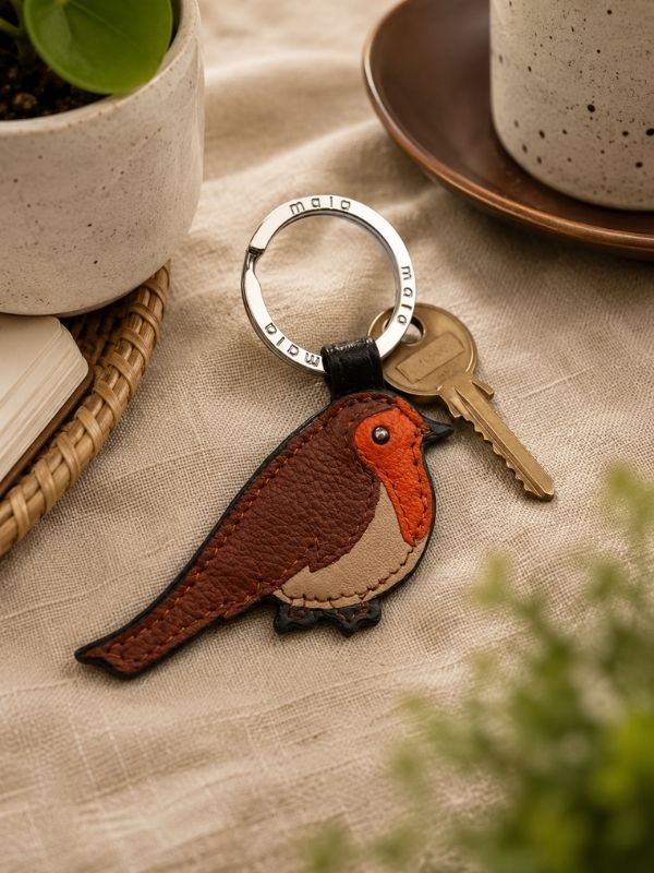 Mala Leather Robin Leather Keyring product image
