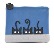 Mala Leather Peek A Boo Cats Leather Coin Purse product image