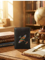 Mala Leather Spitfire Compact Wallet Black