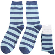 Mr Sparrow Simple Stripes Blue Socks product image