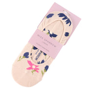 Ditsy Floral Invisible Footsie Socks Silver product image