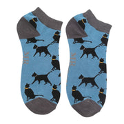 Men's Lucky Cats Trainer Socks Denim product image