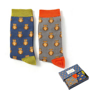 Mr Heron Owls Socks Box product image