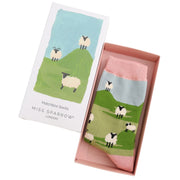 Women's Matchbox Socks Highland Sheep product image with Highland, Sheep