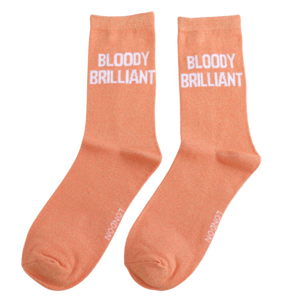 Glitter Statement Socks Bloody Brilliant