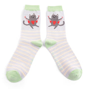 Lovely Cats Silver Socks product image