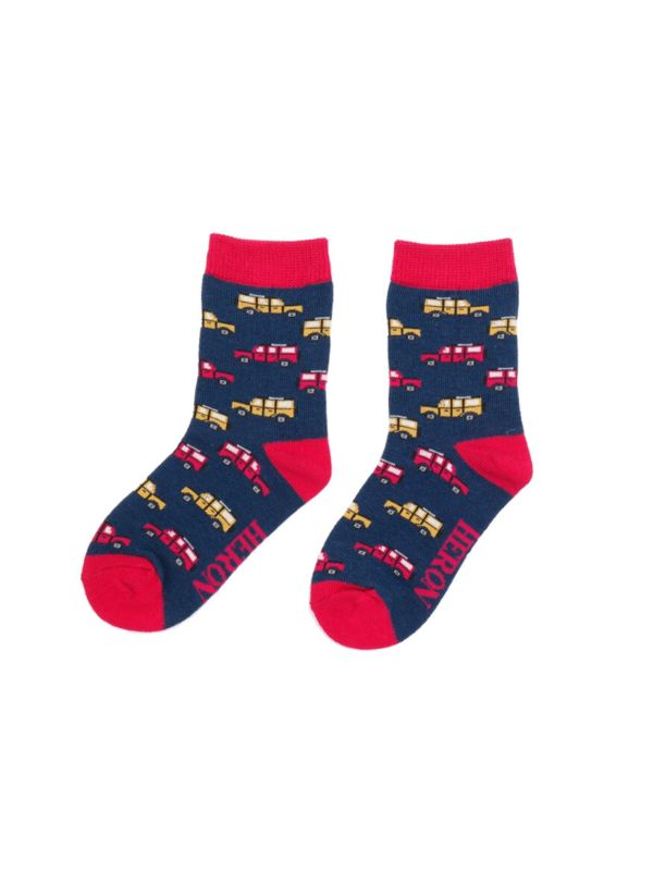  Boys Jeep Navy Socks 2-3Y Best of British NBPT  Kids Socks Miss Sparrow London.