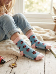 Girls Ladybirds Duck Egg 2-3Y