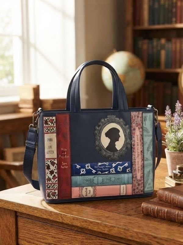 New Disguise Jane Austen Book Club Multiway Grab Bag Navy