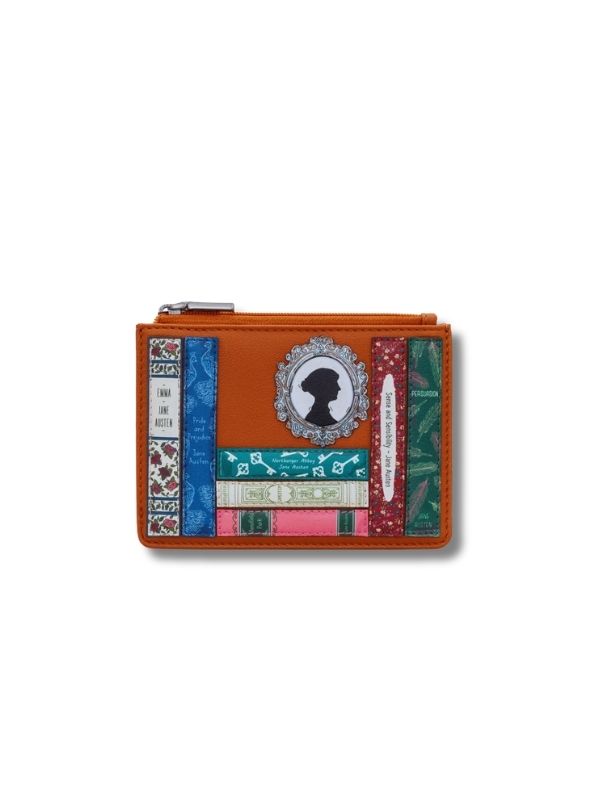  New Disguise Tan Jane Austen Zip Top Purse Best of British NBPT  Handbags & Purses New Disguise.