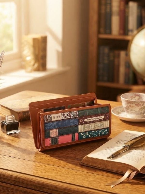 New Disguise Tan Jane Austen Glasses Case