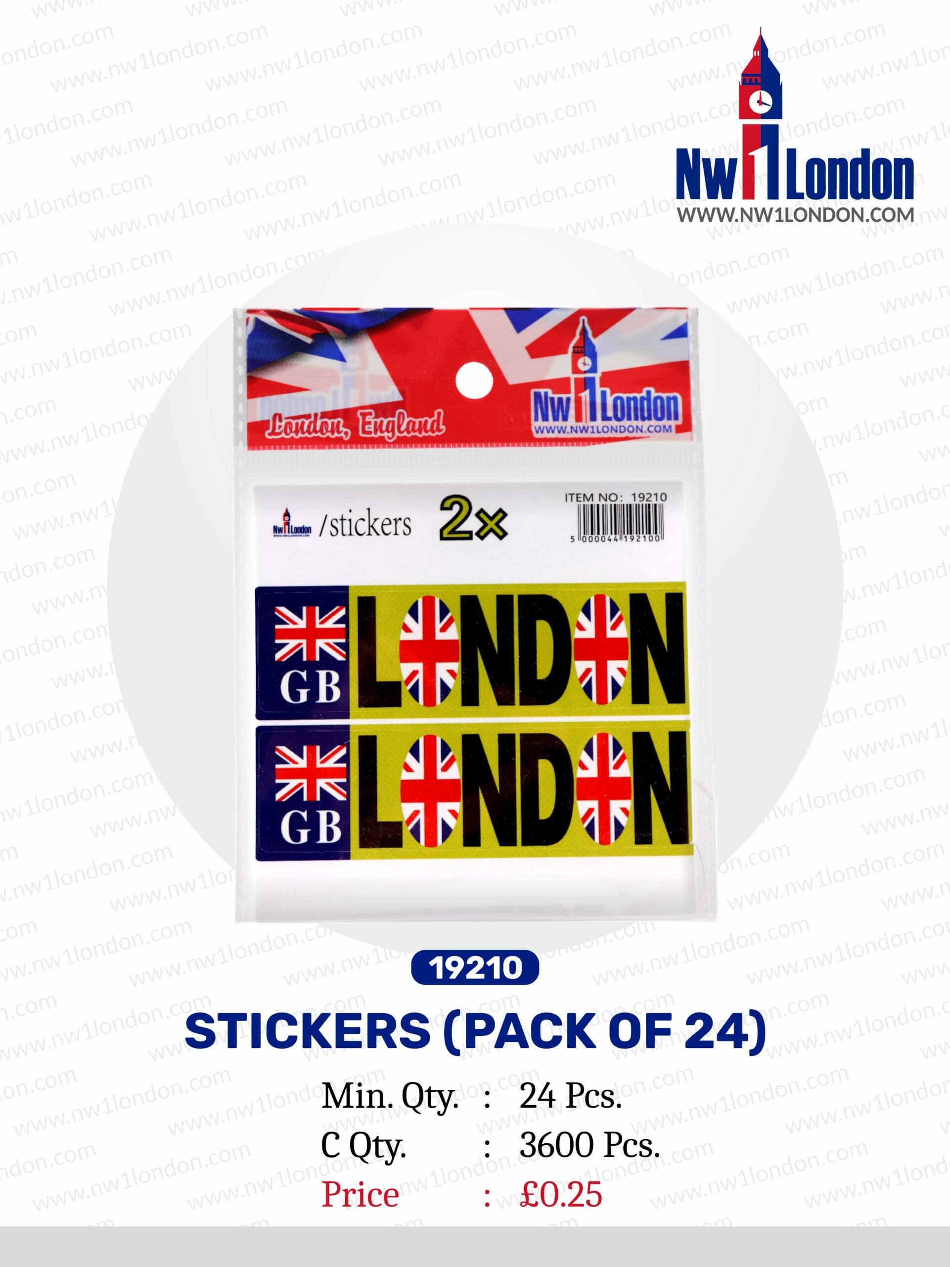 NW London 19210 Stickers