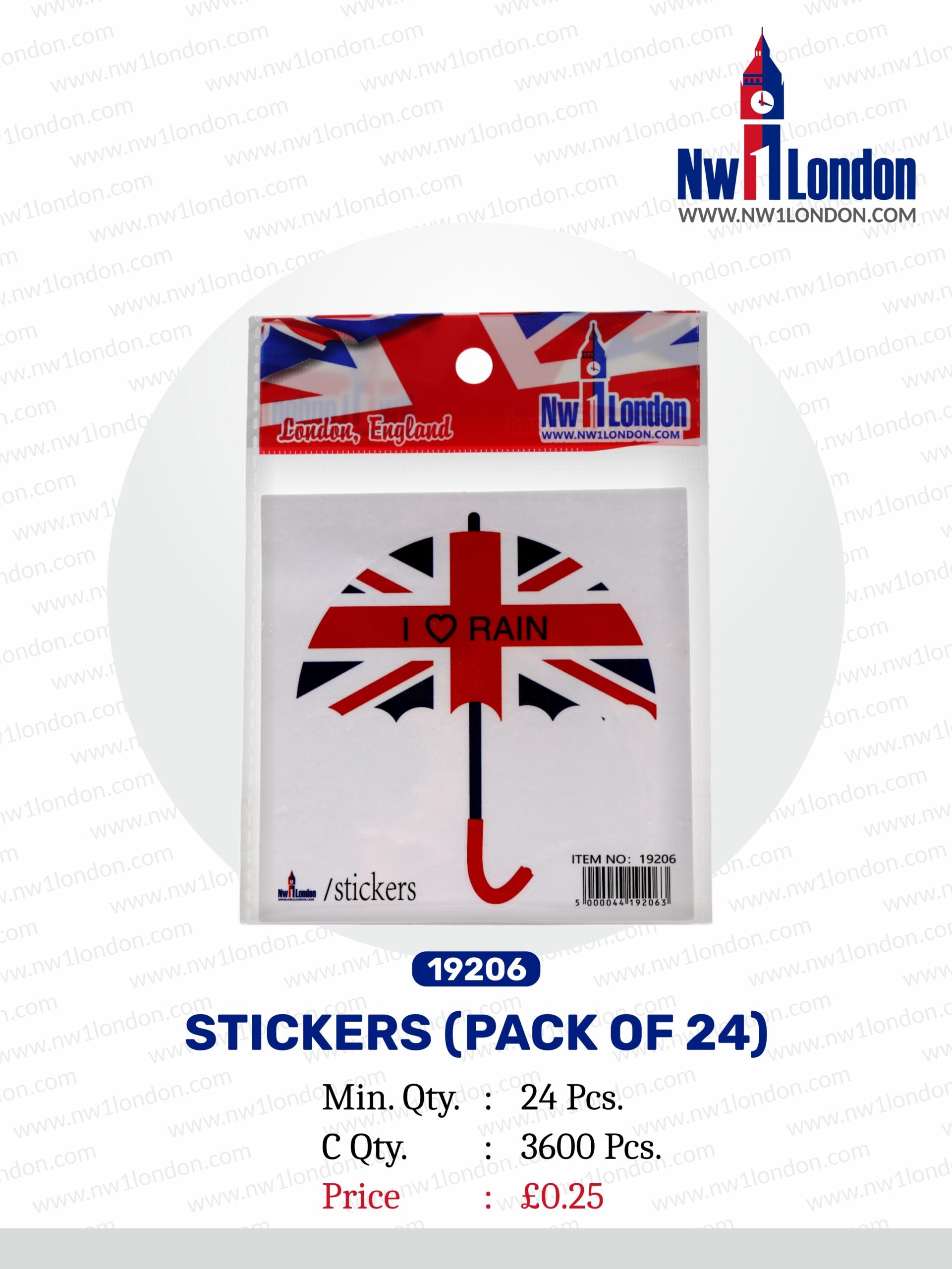 NW London 19206 Stickers
