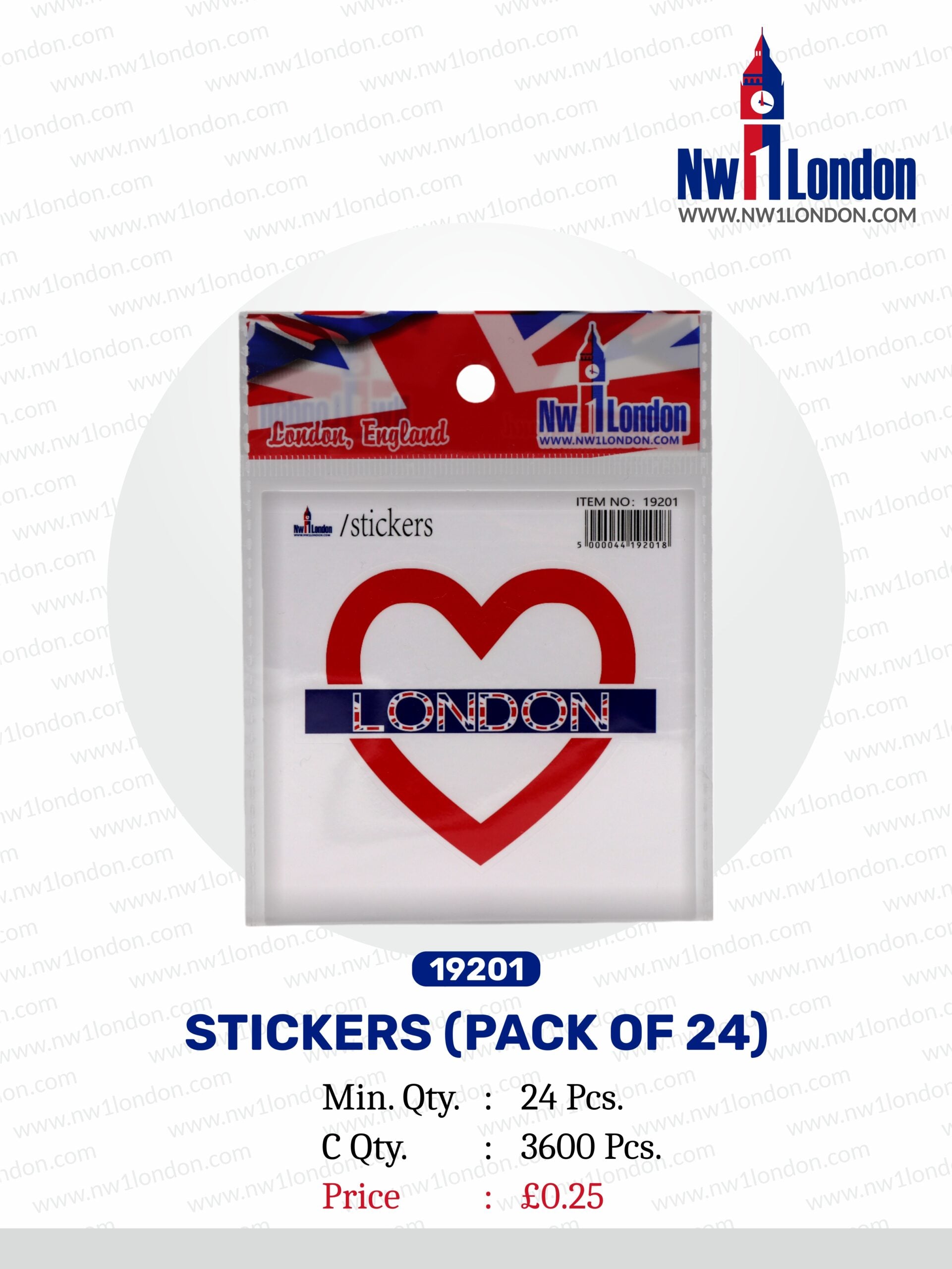 NW London 19201- stickers