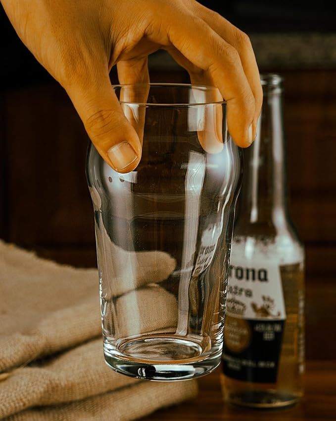  Nonic Imperial Pint Glass with Etched Seal Best of British NBPT  Glassware & Tableware Pub Paraphernalia.