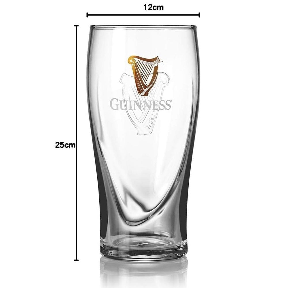  Luminarc Licensed Guinness Gravity Pint Beer Glass 20 Ounce Best of British NBPT  Glassware & Tableware Pub Paraphernalia.