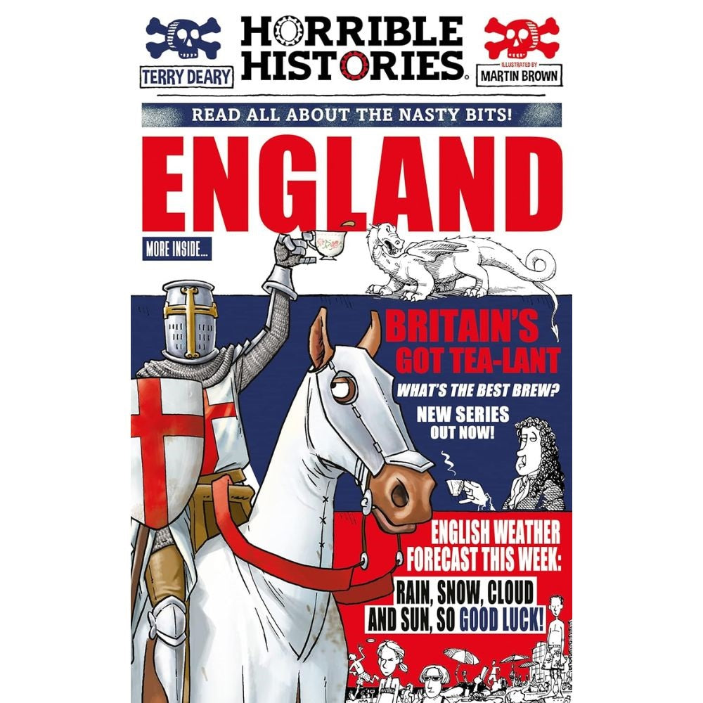 Horrible Histories: England (Newspaper Ed) (PB) Book