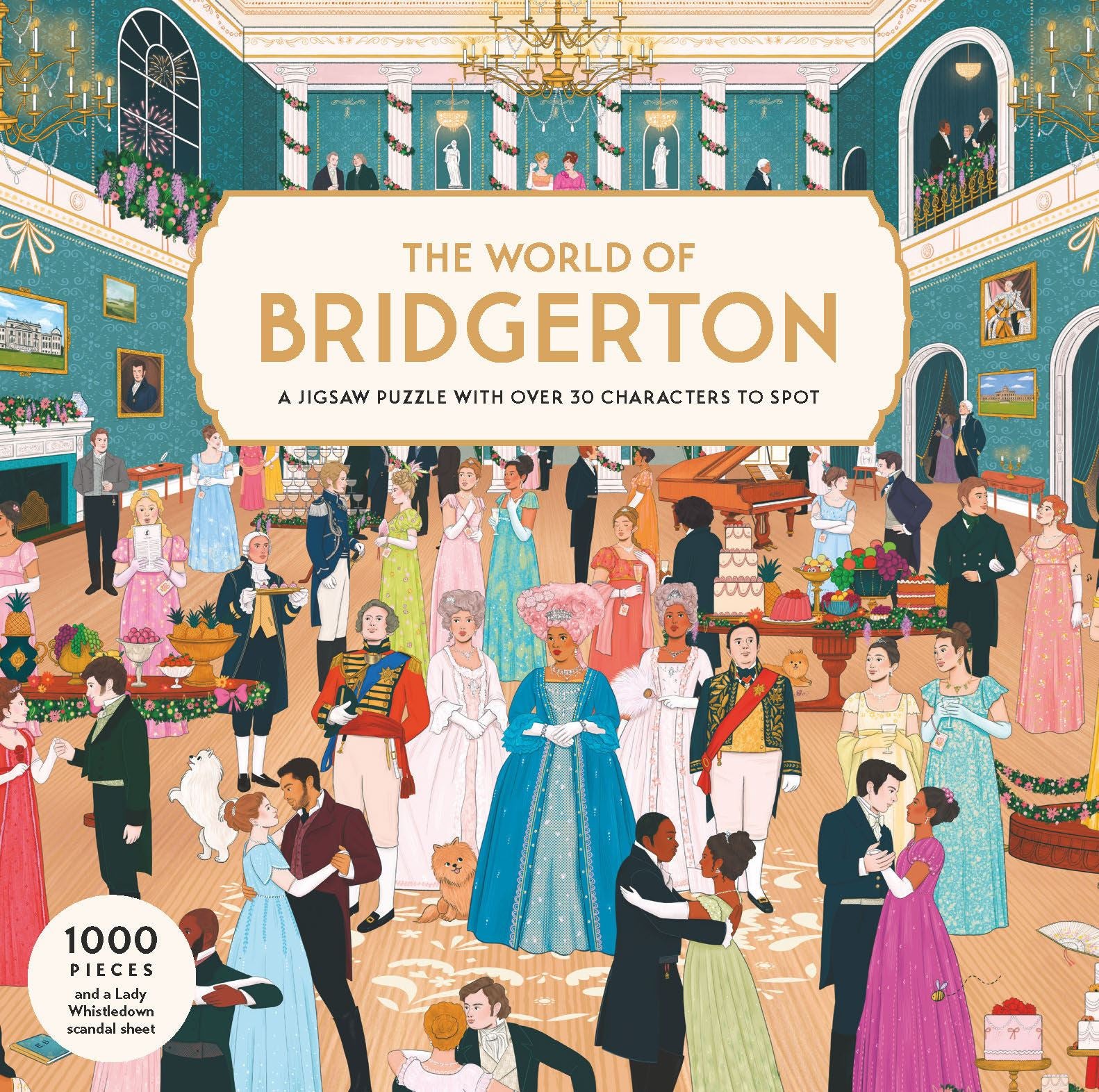 World Of Bridgerton 1000 Piece Jigsaw Puzzle Book