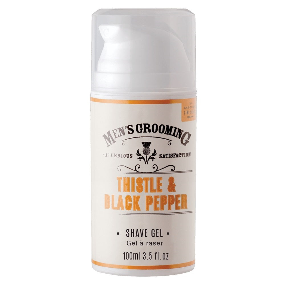 Scottish Fine Soaps Thistle & Black Pepper Shave Gel 100ml
