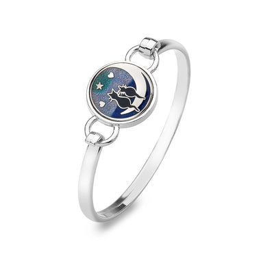 Sea Gems Black Cats on The Moon Bangle