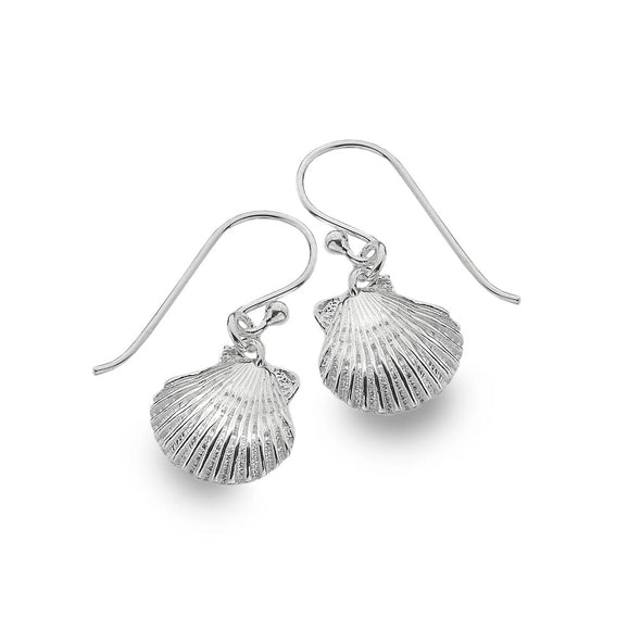 Sea Gems Origins Scallop Shell Earrings