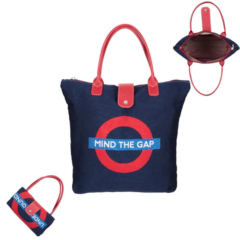 Signare TFL Roundel Pop Blue - Folding Bag