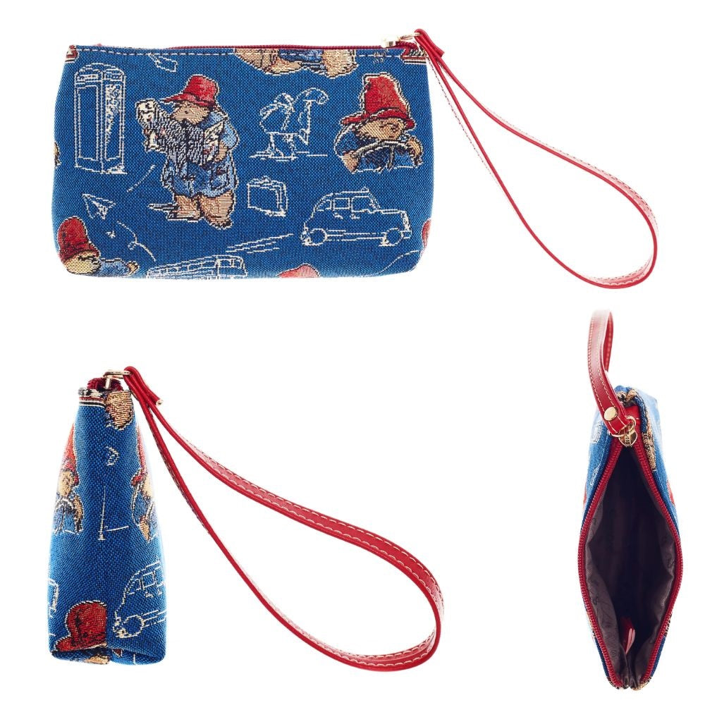Signare Wristlet - Paddington Bear Blue