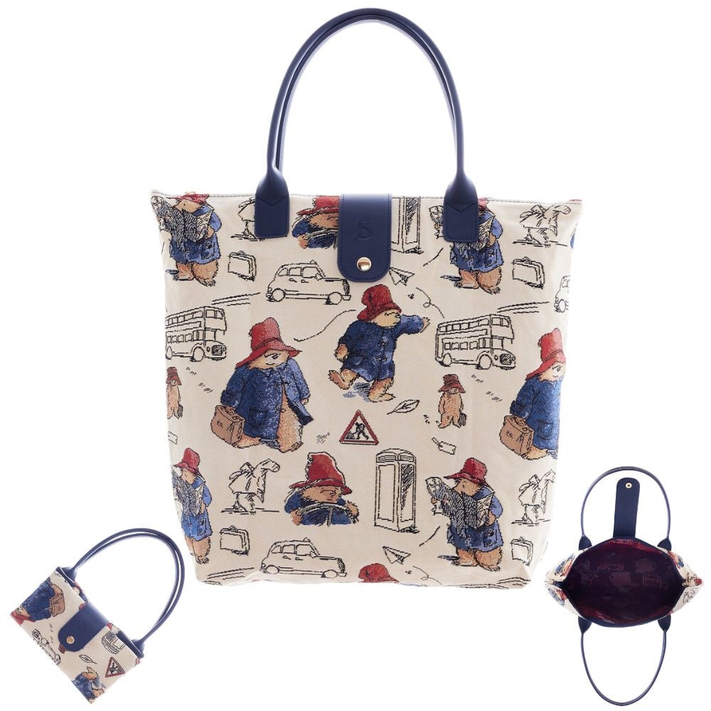 Signare Paddington Bear Classic Marmalade - Folding Bag