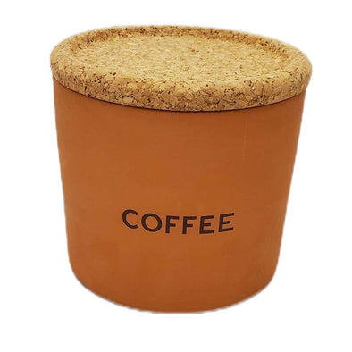 Cauldon Redware Medium Coffee Storage Jar in Terracotta Brown