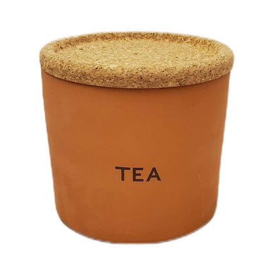 Cauldon Redware Medium Tea Storage Jar in Terracotta Brown