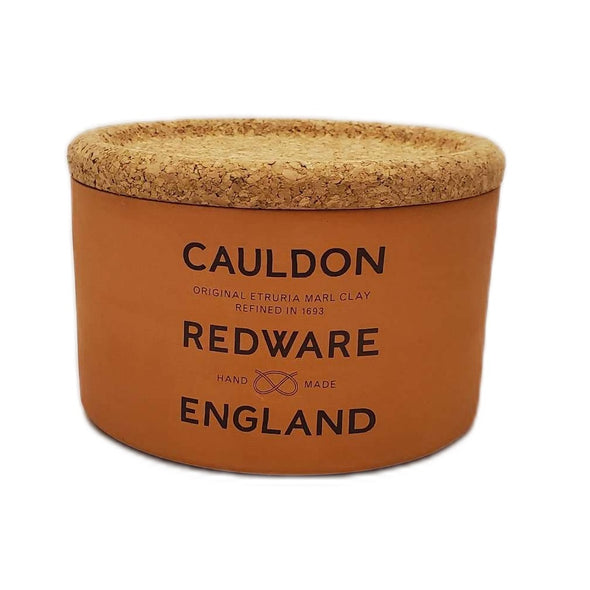 Cauldon Redware Small Storage Jar in Terracotta Brown with Logo