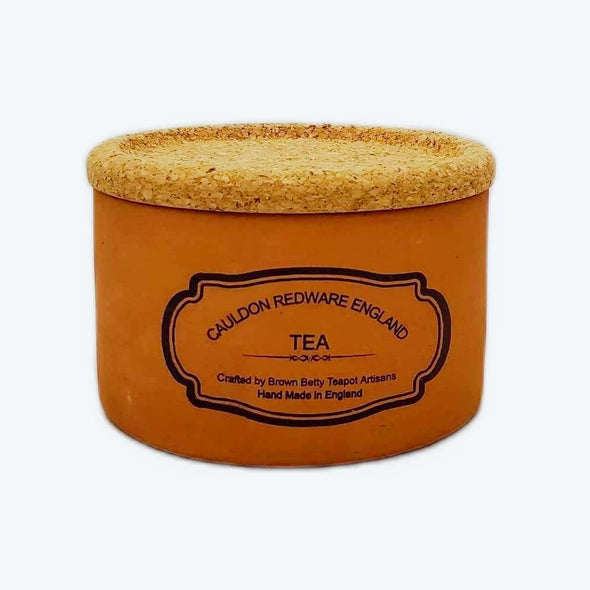 Cauldon Redware Small Tea Storage Jar in Terracotta Brown